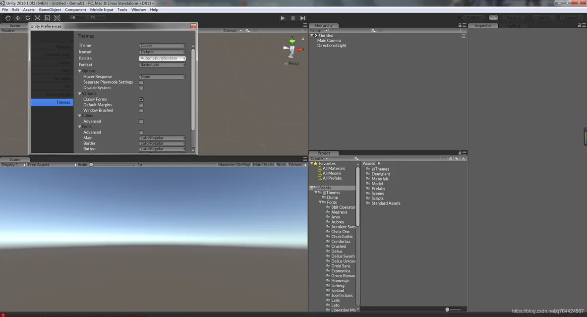 【Unity3D】Unity3D更换主题皮肤、字体_压缩包_02